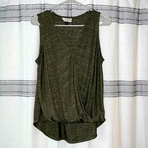 Green Drape Front Tank